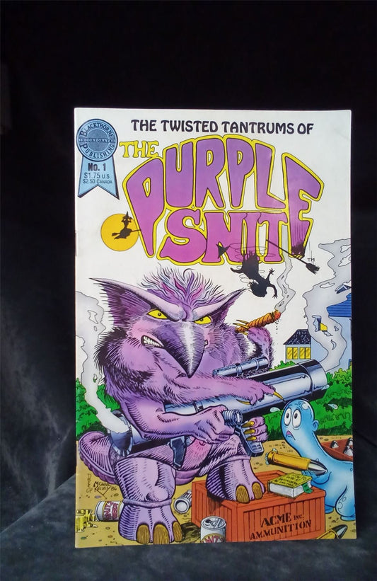 Twisted Tantrums Of The Purple Snit #1 1986 blackthorne Comic Book