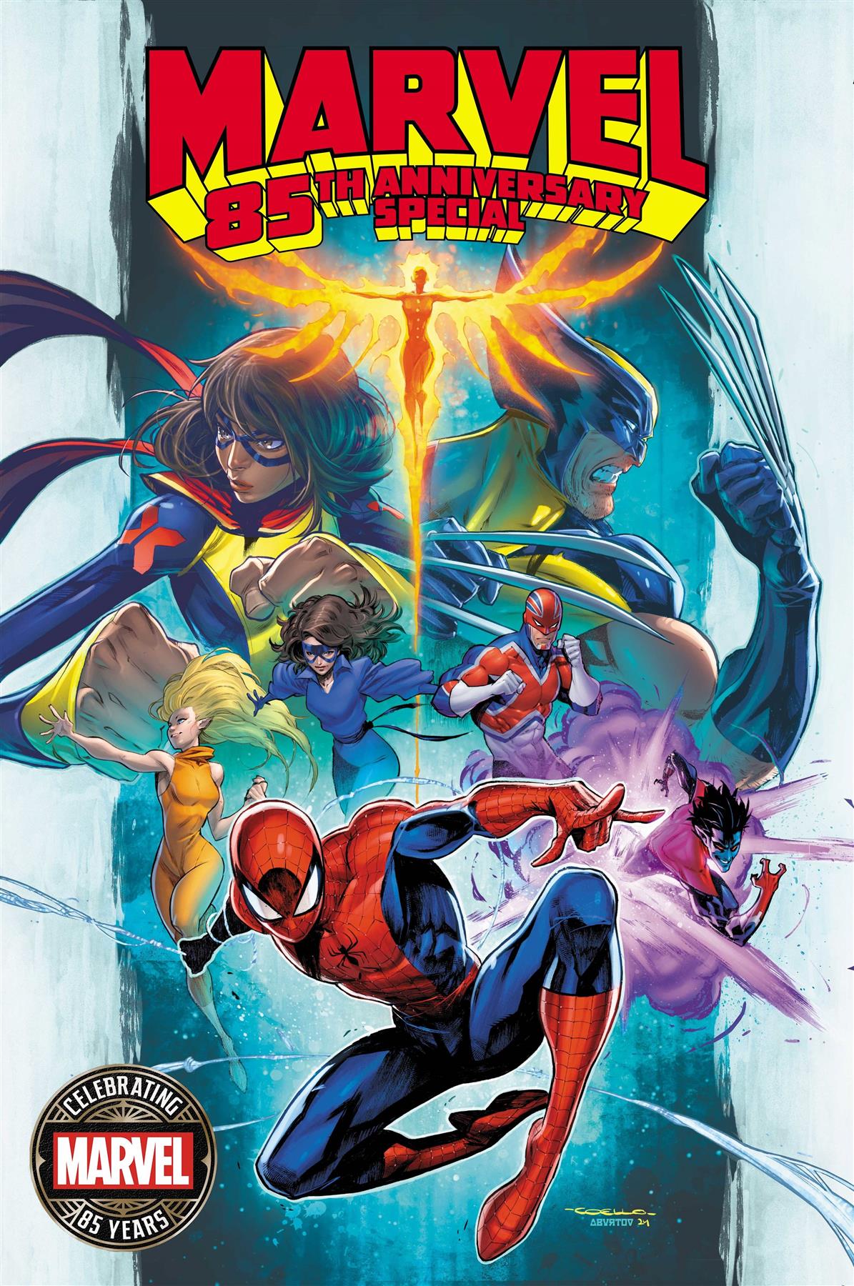 Marvel 85th Ann Special Iban Coello Var  Marvel Prh Comic Book 2024