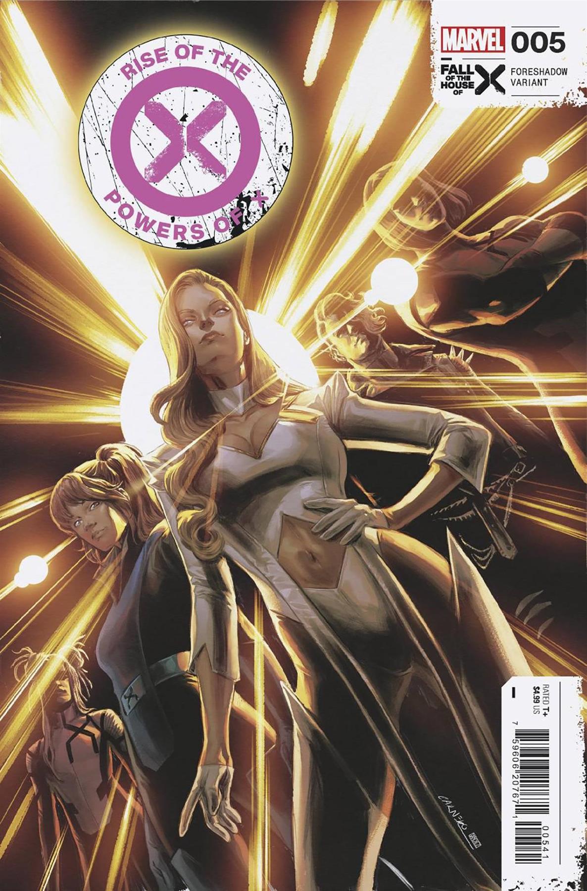 Rise Of Powers Of X #5 Carmen Carnero Foreshadow Var (Carmen Carnero Foreshadow Var) Marvel Prh Comic Book 2024