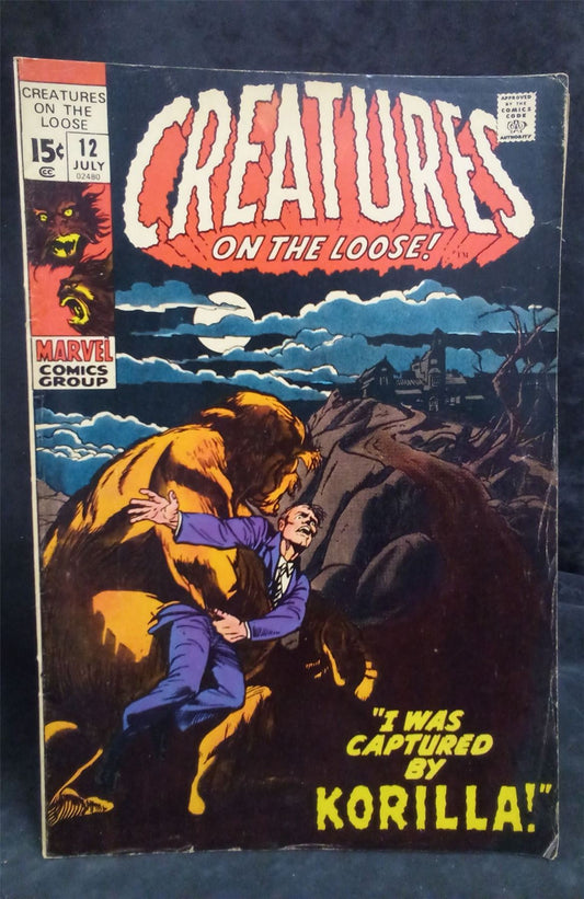 Creatures on the Loose #12 1971 Marvel Comics Comic Book