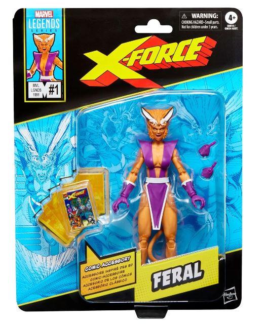 X-Men X-Force Marvel Legends Series Feral 6-Inch Action Figure by Hasbro