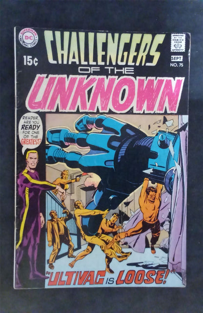Challengers of the Unknown #75 1970 dc-comics Comic Book dc-comics Comic Book