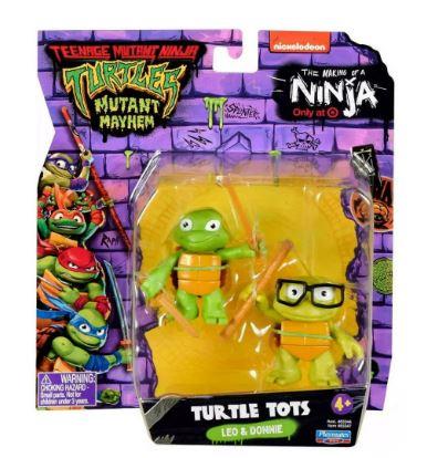 TMNT Turtle Tots Leo & Donnie Action Figure by Playmates