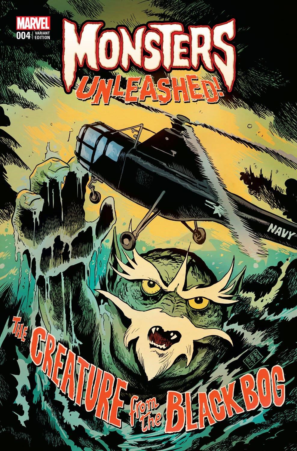 Monsters Unleashed #5 (Francavilla 50s Movie Poster Var) Marvel Comics Comic Book