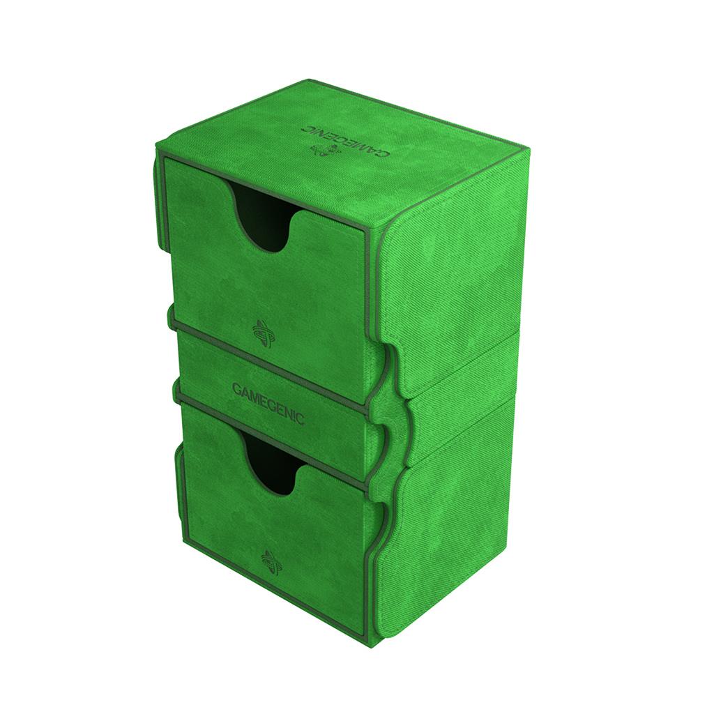 Stronghold Deck Box 200+ XL Green TCG Gamegenic