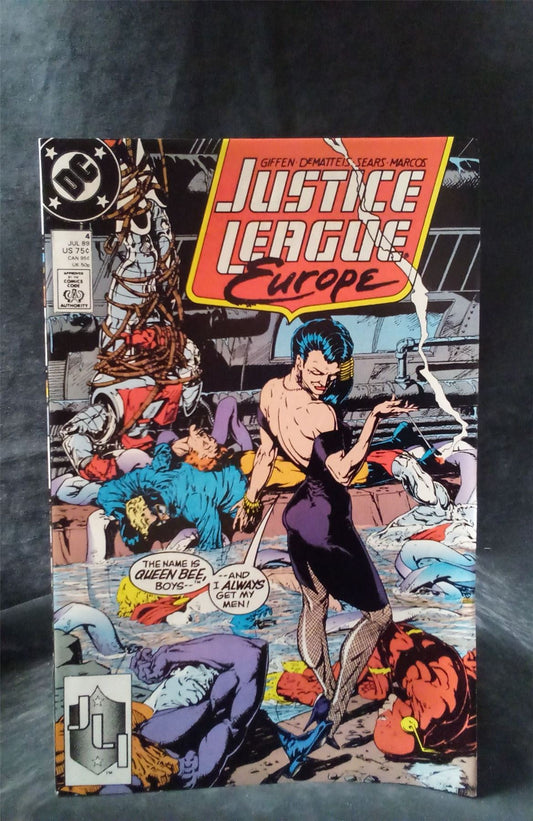 Justice League Europe #4 1989 DC Comics Comic Book