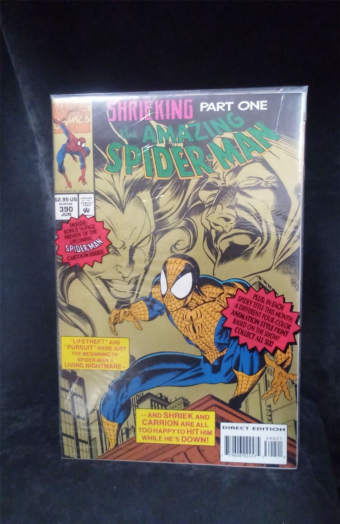The Amazing Spider-Man #390 1994 Sealed Marvel Comic Book