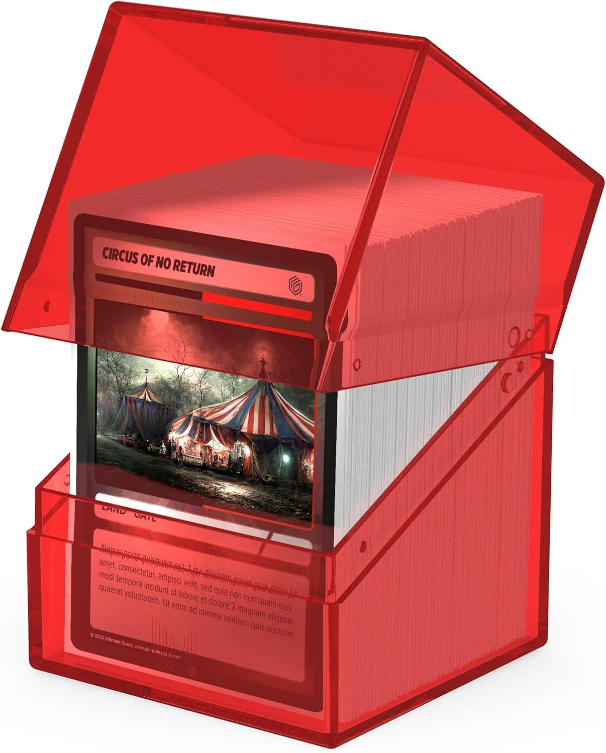 Ultimate Guard Deck Case - Boulder 100+ Clear - Ruby
