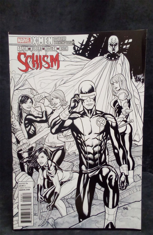 X-Men: Schism #5 X Print Cover 2011 Marvel Comics Comic Book