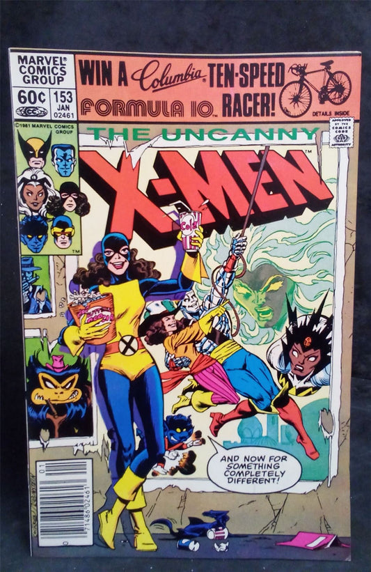 The Uncanny X-Men #153 1982 Marvel Comics Comic Book