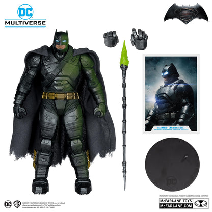 Dc Multiverse Batman Armor Suit Platinum 7in Scale Bvs Action Figure