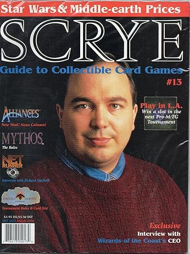Scrye Guide to Collectible Card Games #13 March 1996 Paperback Book