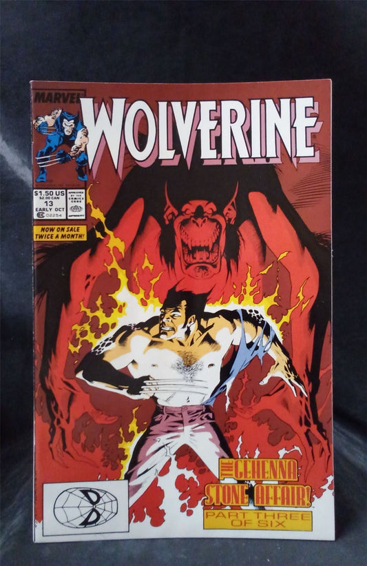 Wolverine #13 1989 Marvel Comics Comic Book