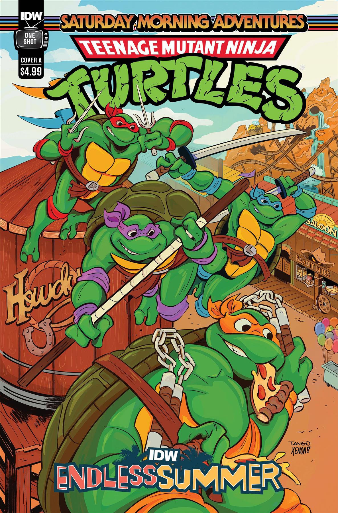 Idw Endless Summer Tmnt Saturday Morning Adv Cvr A Tango Idw-prh Comic Book