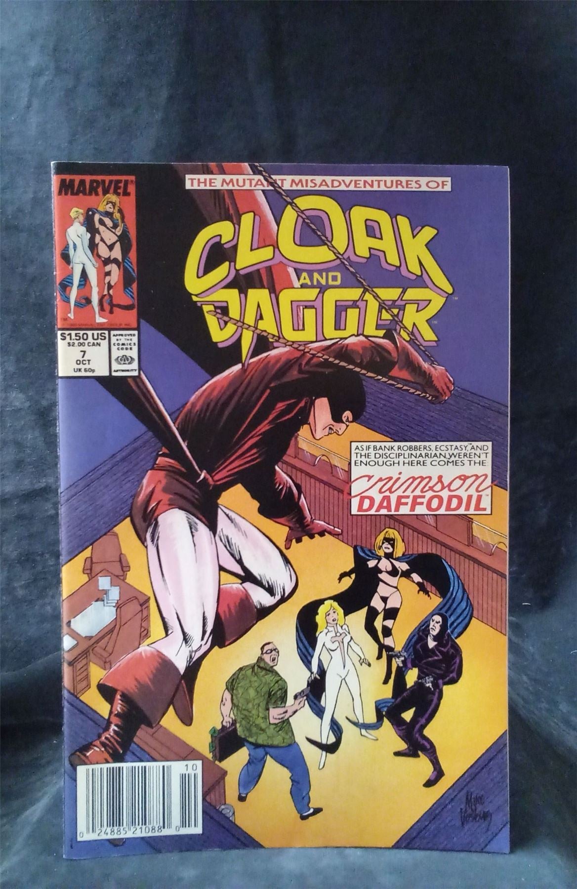 The Mutant Misadventures of Cloak and Dagger #7 1989 Marvel Comics Comic Book