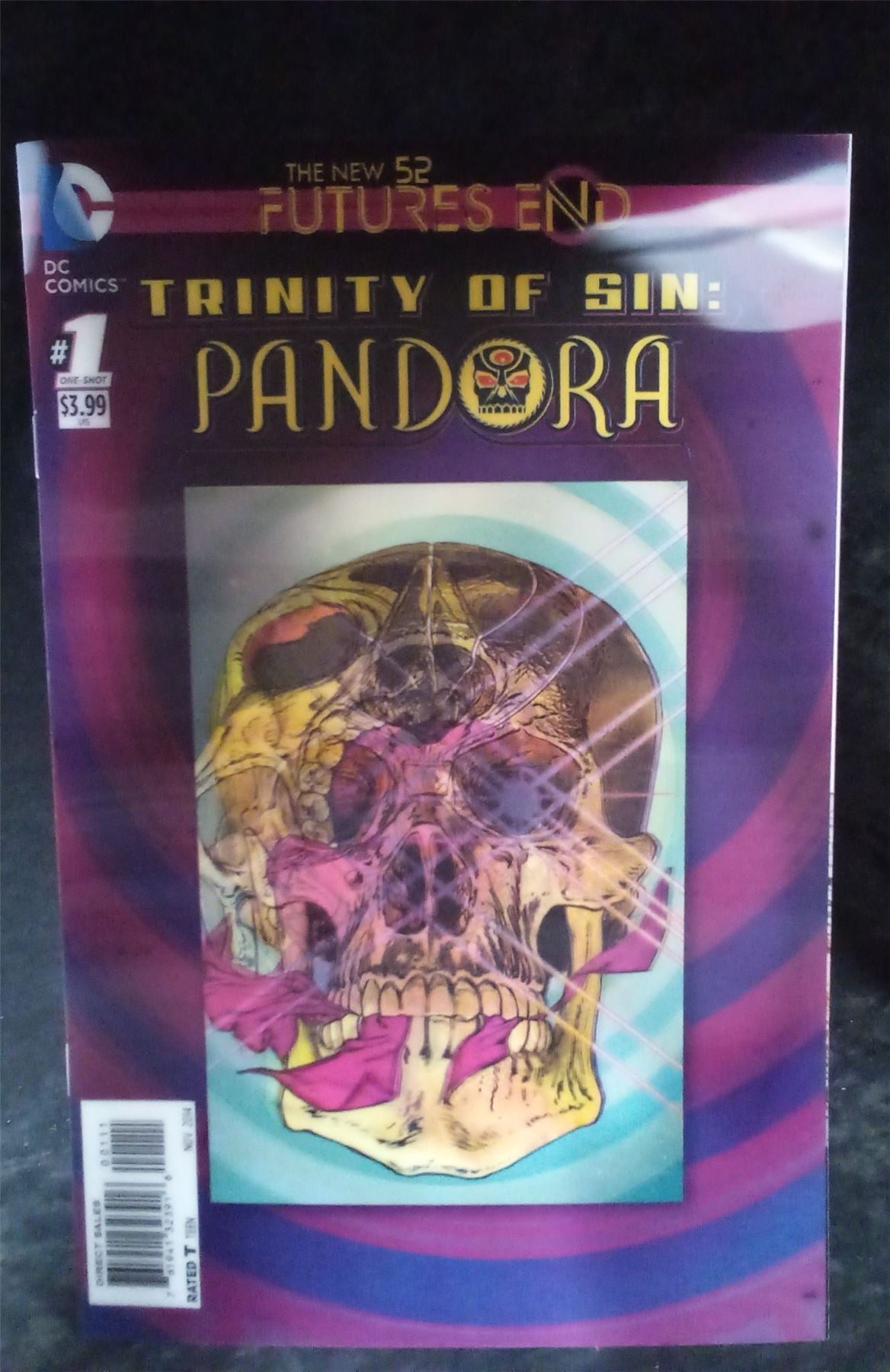 Trinity of Sin: Pandora: Futures End 3D Cover 2014 DC Comics Comic Book