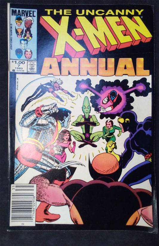 X-Men Annual #7 Newsstand Edition 1983 marvel Comic Book