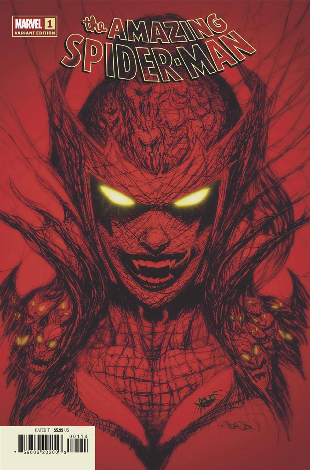 Amazing Spider-man #1 Gleason Webhead Var (Gleason Webhead Var) Marvel Prh Comic Book 2022
