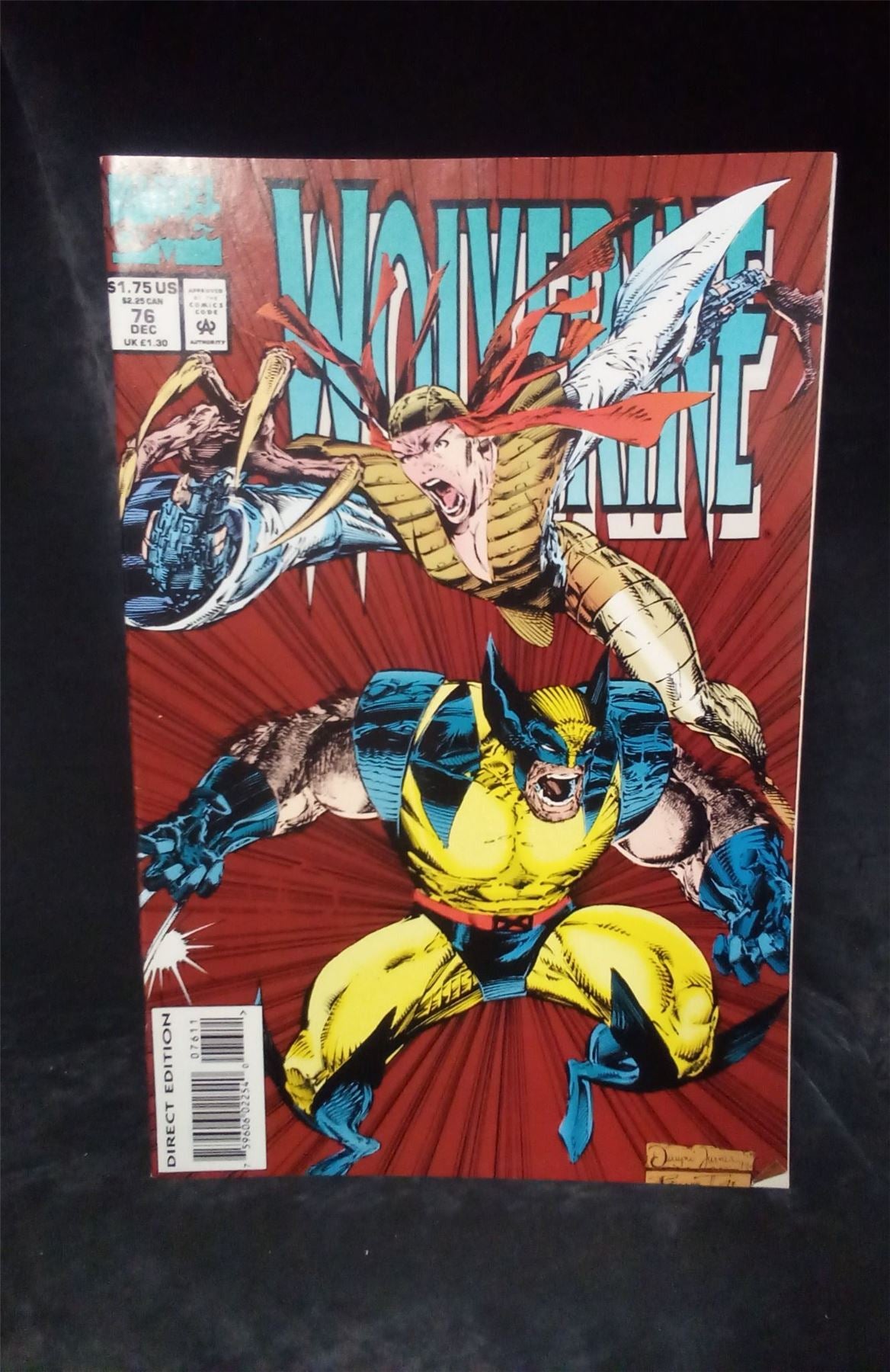 Wolverine #77 Marvel Legends Cover 1994 Marvel Comic Book