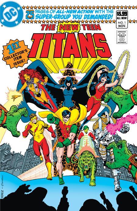 New Teen Titans #1 Facsimile Edition Cvr B George Perez & Dick Giordano Foil Var DC Comics Comic Book