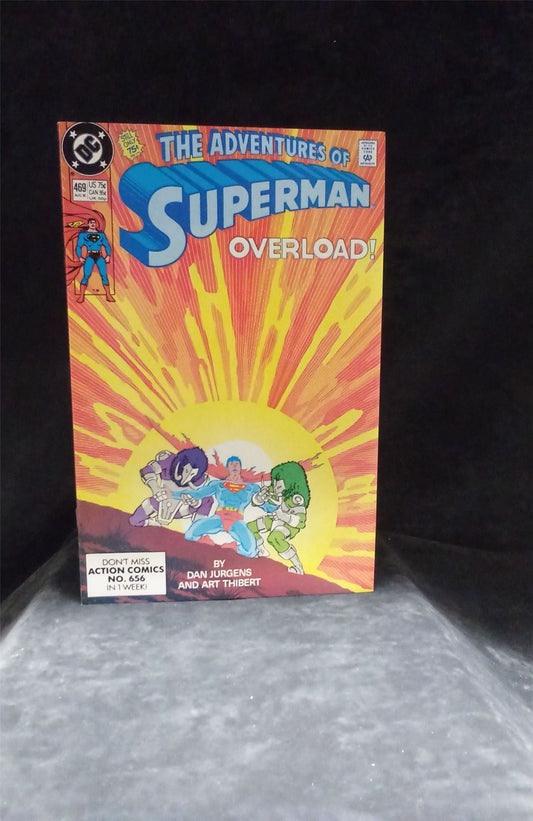 Adventures of Superman #469 1990 DC Comics Comic Book