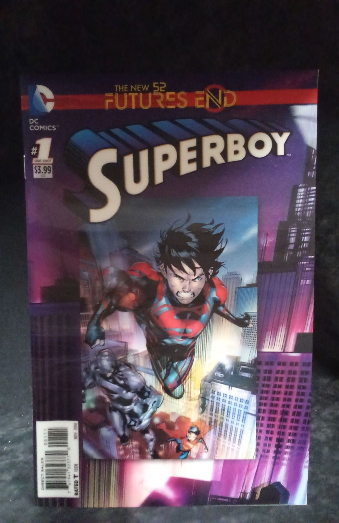 Superboy: Futures End 3D Cover 2014 DC Comics Comic Book