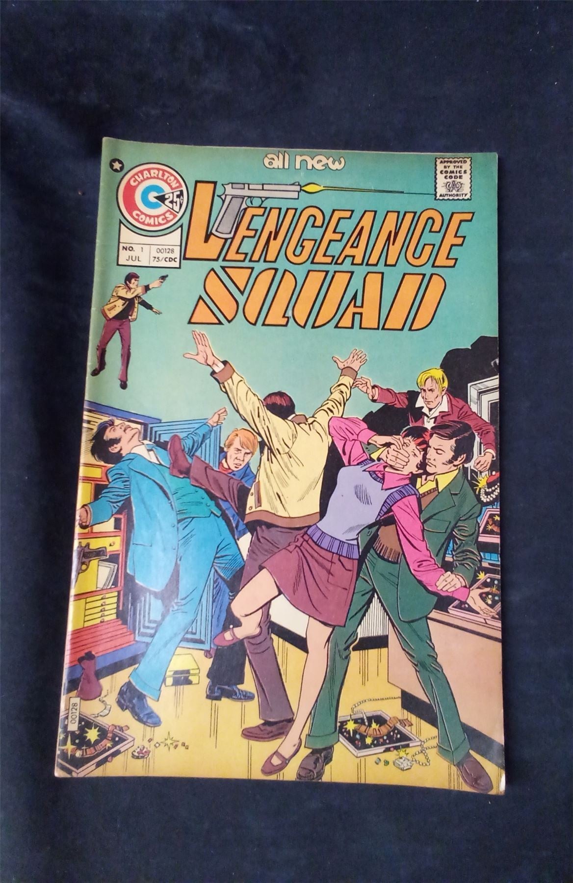 Vengeance Squad #1 1975 charlton Comic Book charlton Comic Book