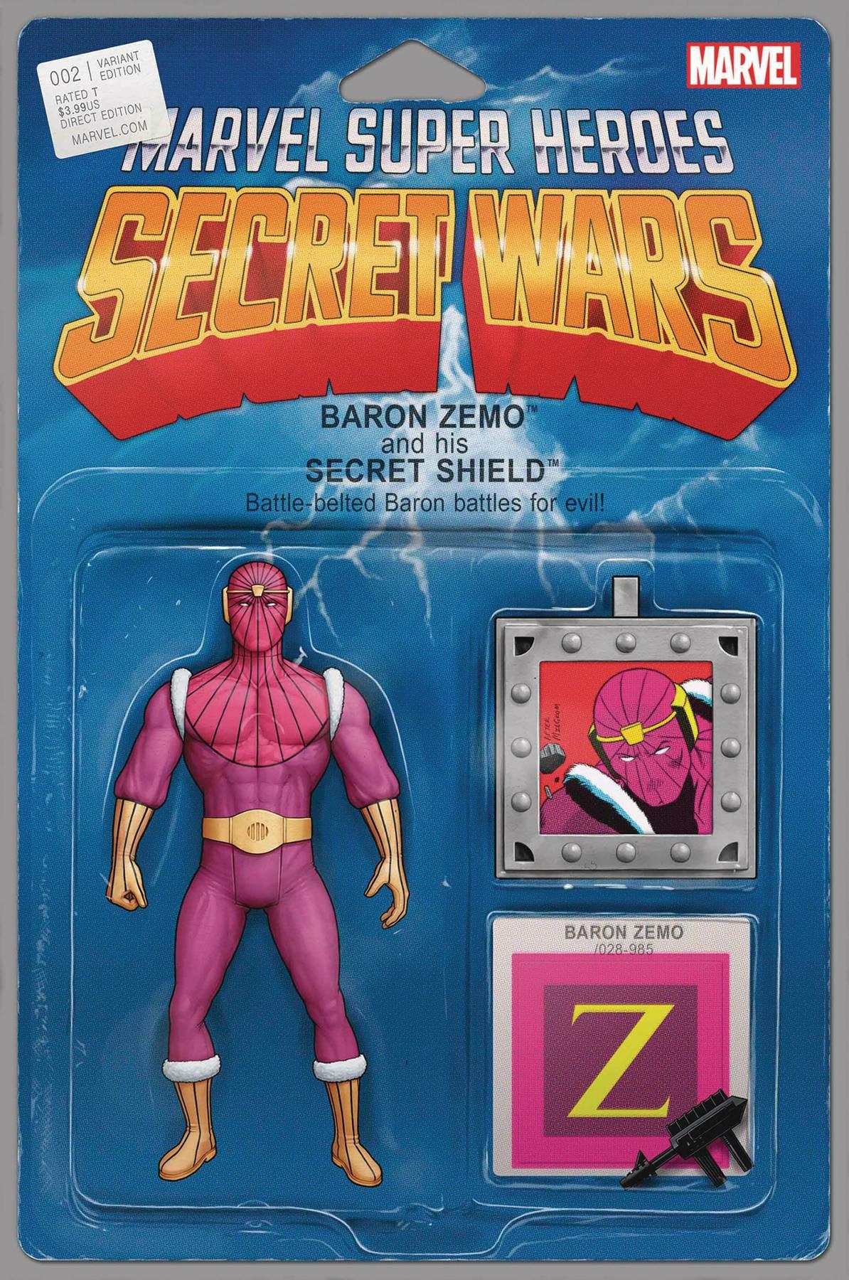 Msh Secret Wars Battleworld #2 Christopher Action Figure Var (Christopher Action Figure Var) Marvel Prh Comic Book 2023
