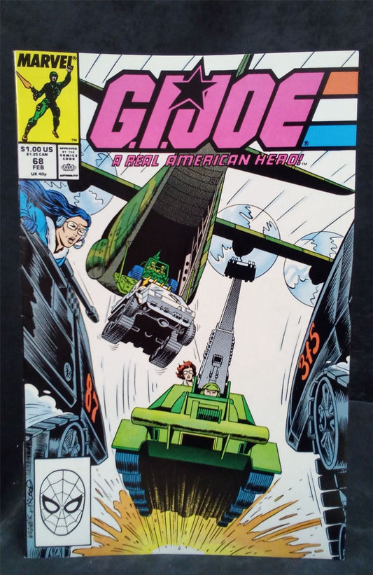 G.I. Joe: A Real American Hero #68 1988 Marvel Comics Comic Book