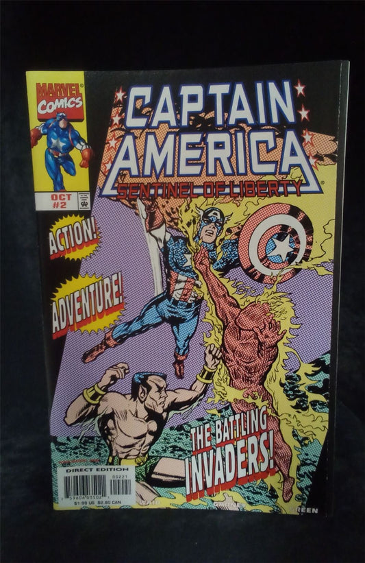 Captain America: Sentinel of Liberty #2 1998 Cover B Marvel Comics Comic Book