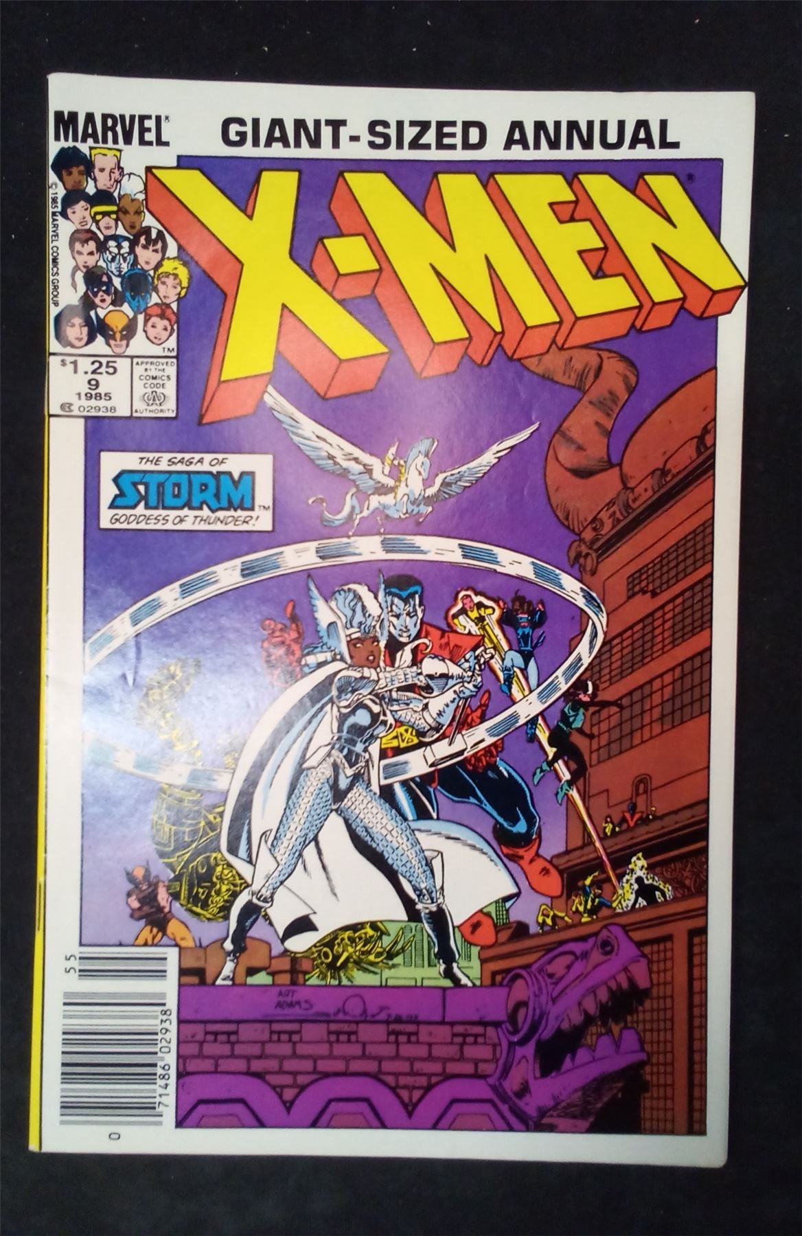 X-Men Annual #9 Newsstand Edition 1985 marvel Comic Book