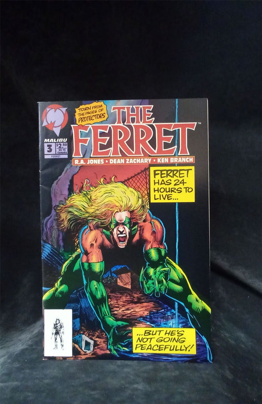 The Ferret #3 Direct Edition 1993 Malibu Comics Comic Book