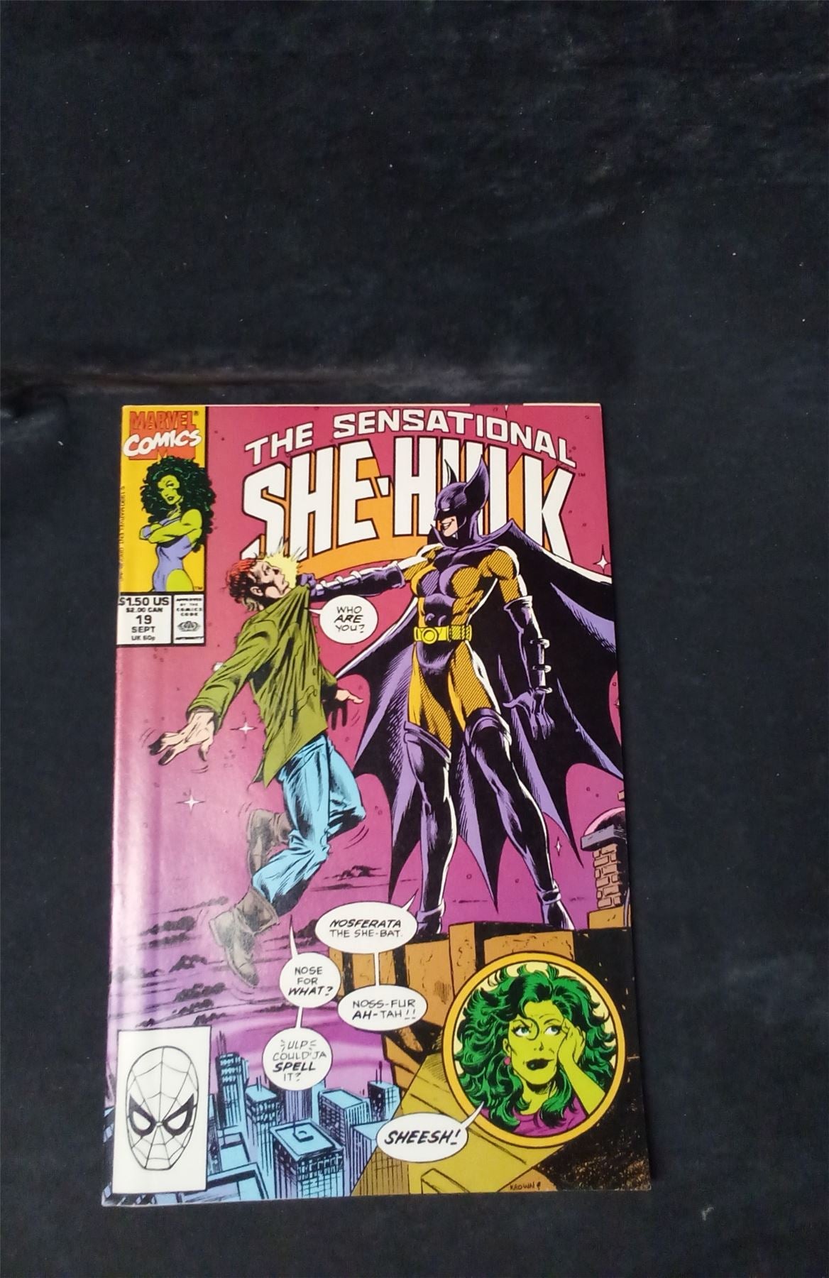 The Sensational She-Hulk #19 1990 marvel Comic Book