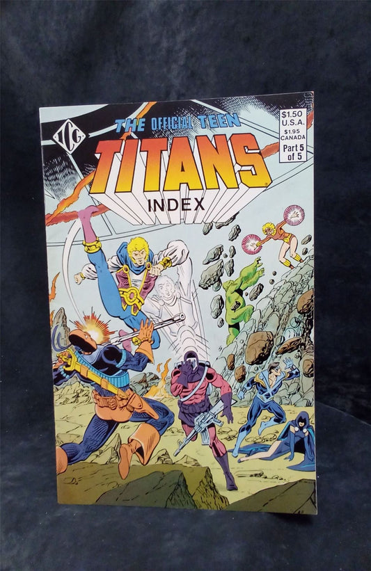 The Official Teen Titans Index #5 1985  Comic Book