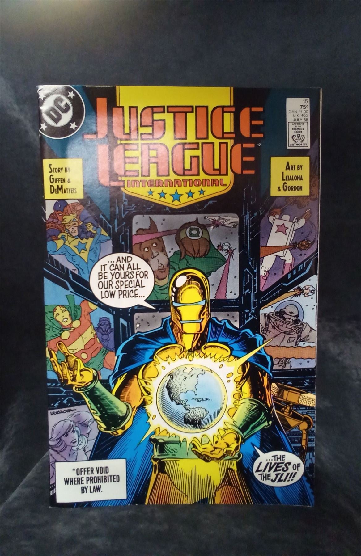 Justice League International #15 1988 DC Comics Comic Book