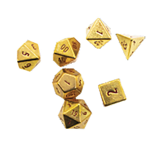 UltraPro D&D 50th Anniv. Heavy Metal Dice Set 7 piece