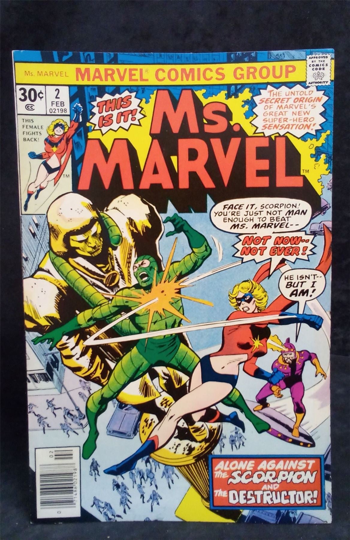 Ms. Marvel #2  1977 Marvel Comics Comic Book