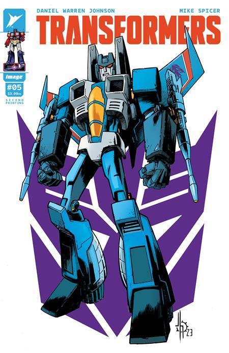 Transformers #5 Second Printing Cvr B Jason Howard Var Image Comics Comic Book