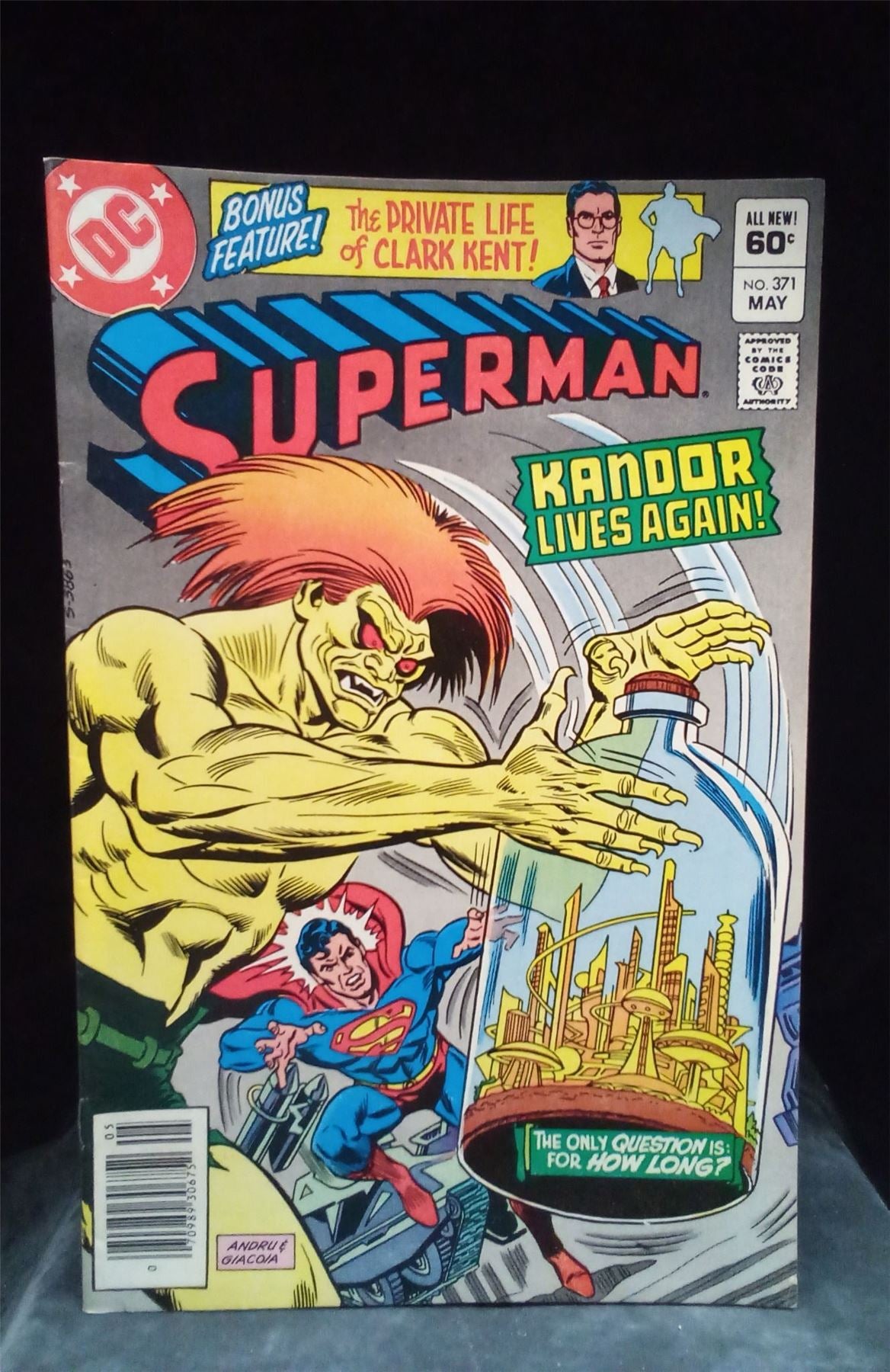 Superman #371 Newsstand Edition 1982 DC Comics Comic Book