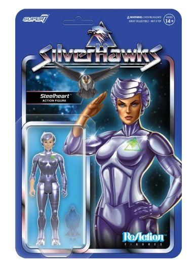 SilverHawks ReAction Figures Wave 01 Steelheart (Toy Version) by Super7