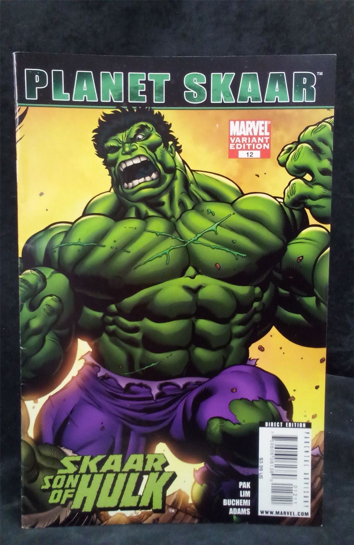Skaar: Son of Hulk #12 Variant Cover 2009 Marvel Comics Comic Book