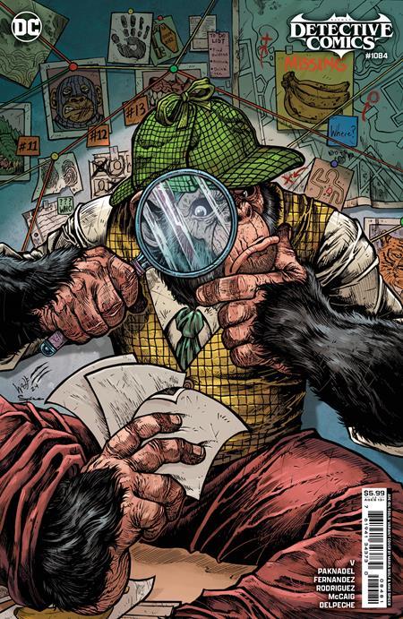 Detective Comics #1084 Cvr E Maria Wolf April Fools Detective Chimp Card Stock Var DC Comics Comic Book