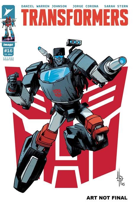 TRANSFORMERS #16 2ND PTG CVR B JASON HOWARD AUTOBOT VAR  Image Comics Comic Book 2025