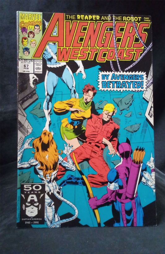 Avengers West Coast #67 1991 Marvel Comics Comic Book