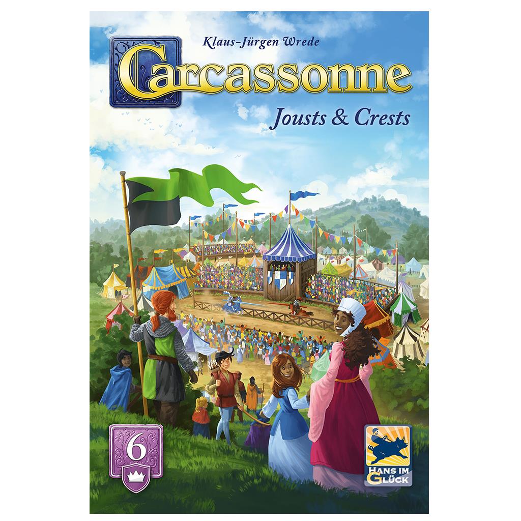 Carcassonne Exp6 (V3.1) : Jousts & Crests Board Game by Z-Man Games