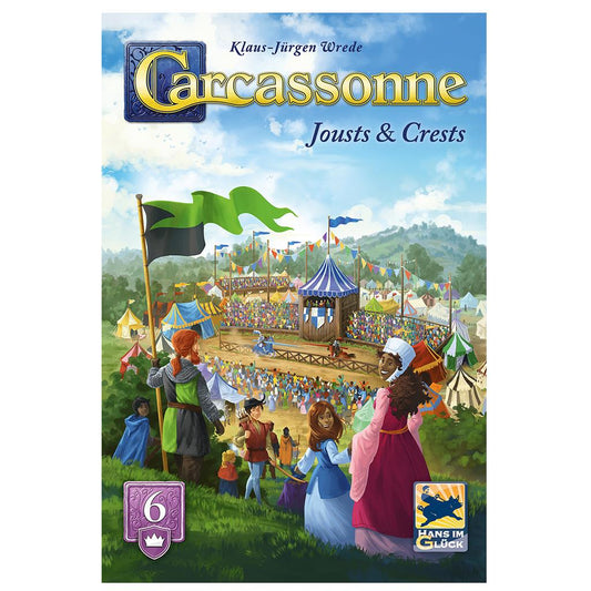 Carcassonne Exp6 (V3.1) : Jousts & Crests Board Game by Z-Man Games