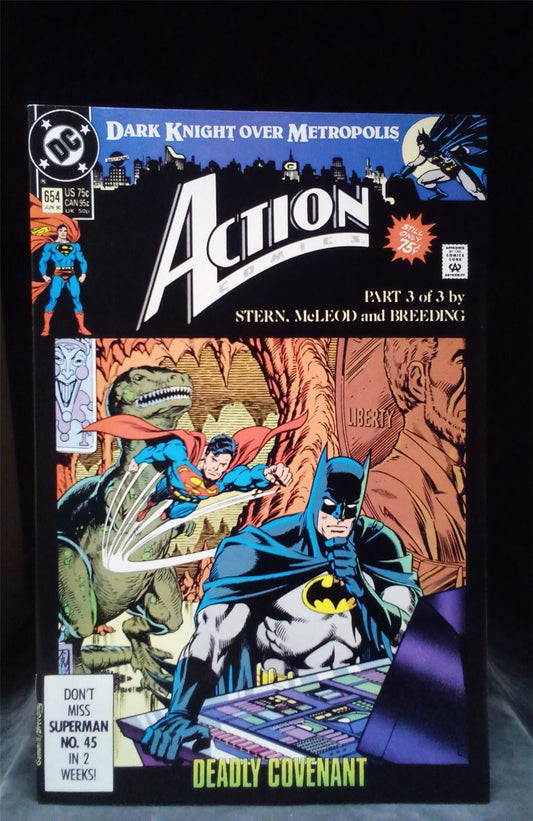 Action Comics #654 1990 DC Comics Comic Book