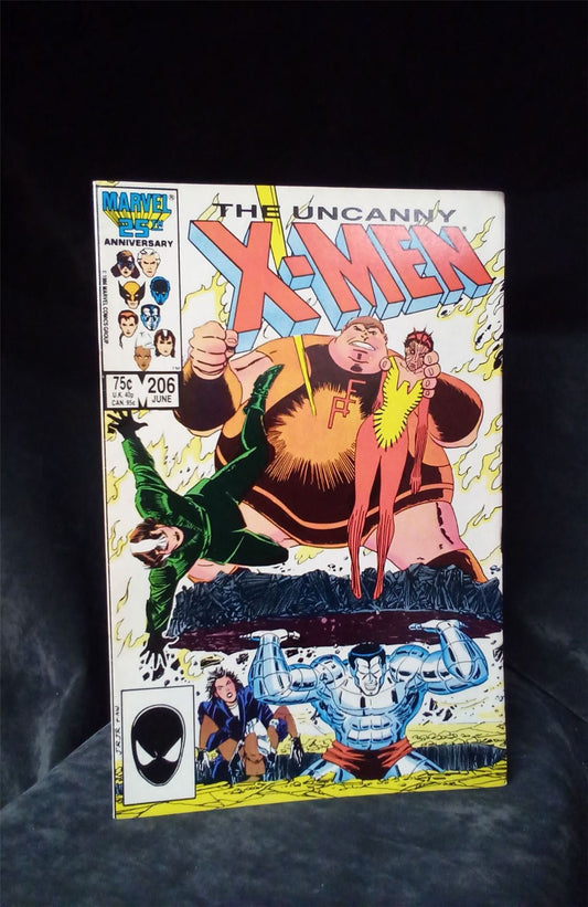 The Uncanny X-Men #206 1986 Marvel Comics Comic Book