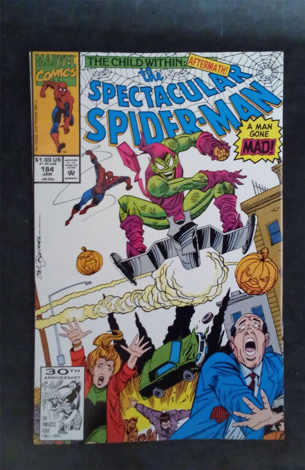 The Spectacular Spider-Man #184 1992 marvel Comic Book