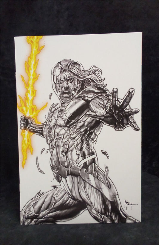 X O Manowar: Unconquered #1 Suayan B&W Cover Valiant Comic Book